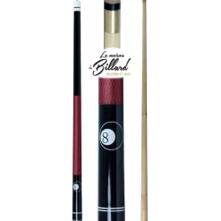 Coffret Queue ramin 2 pièces rouge