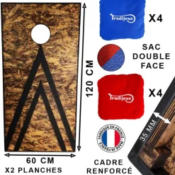 Cornhole Américain : Le nouveau jeu d’extérieur pour adulte.