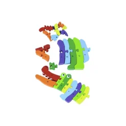 Croco-alpha puzzle pour apprendre l'alphabet