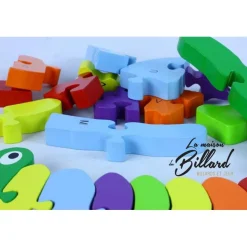 Croco-alpha puzzle pour apprendre l'alphabet
