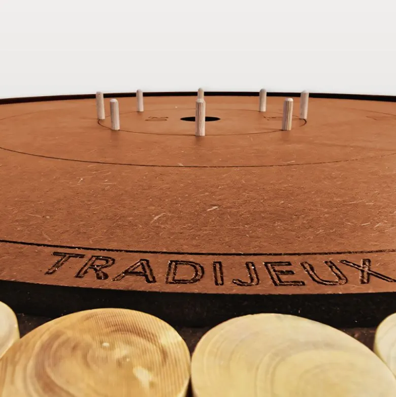 Crokinole le Jeu en bois Canadien fait en France