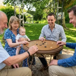Crokinole le Jeu en bois Canadien fait en France