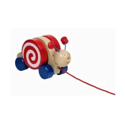 Escargot à tirer - jouet traditionnel pour enfants