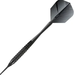 Fléchettes Harrows Black Arrow 18 GK – Pointe Nylon – Lot de 3