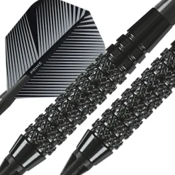 Fléchettes Harrows Black Arrow 16 GK – Pointe Nylon – Lot de 3