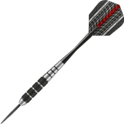 Fléchettes Harrows Black Jack 22 g – Pointe Acier – Lot de 3