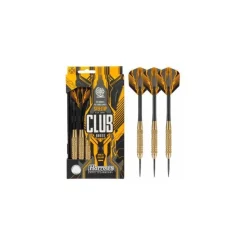 Fléchettes Harrows Club Brass 22 GK – Pointe Acier – Lot de 3