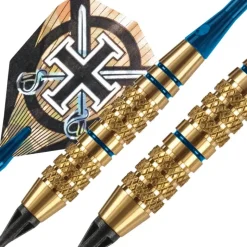 Fléchettes Harrows Corsair Bleu 16 GK – Pointe Nylon – Lot de 3