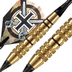 Fléchettes Harrows Corsair Noir 16 GK – Pointe Nylon – Lot de 3