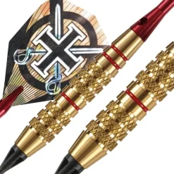 Fléchettes Harrows Corsair Rouge 18 GK – Pointe Nylon – Lot de 3
