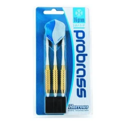 Fléchettes Harrows Pro Brass 16 GK – Pointe Nylon – Lot de 3