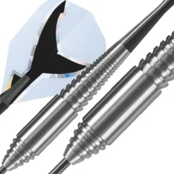 Fléchettes Harrows Silver Shark 23 g – Pointe Acier – Lot de 3