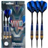 Fléchettes Harrows Vivid Bleu 23 g – Pointe Acier – Lot de 3