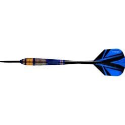 Fléchettes Harrows Vivid Bleu 23 g – Pointe Acier – Lot de 3