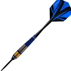 Fléchettes Harrows Vivid Bleu 23 g – Pointe Acier – Lot de 3