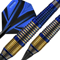 Fléchettes Harrows Vivid Bleu 18 GR – Pointe Nylon – Lot de 3