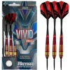 Fléchettes Harrows Vivid Rouge 24 g – Pointe Acier – Lot de 3