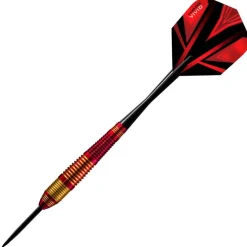 Fléchettes Harrows Vivid Rouge 24 g – Pointe Acier – Lot de 3
