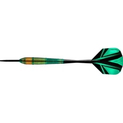 Fléchettes Harrows Vivid Vert 22 g – Pointe Acier – Lot de 3