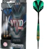 Fléchettes Harrows Vivid Vert 18 GR – Pointe Nylon – Lot de 3