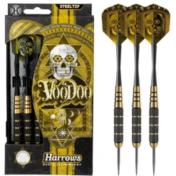 Fléchettes Harrows Voodoo GK 21 g – Pointe Acier – Lot de 3