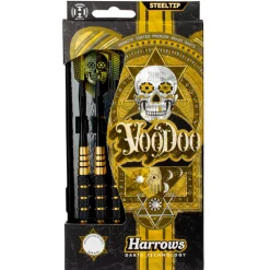 Fléchettes Harrows Voodoo GK 21 g – Pointe Acier – Lot de 3