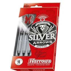 Harrows Fléchettes Silver Arrows 16 Pointe Nylon