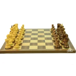 Jeu Échec Zagreb 38 cmAcacia/Buis en bois massif
