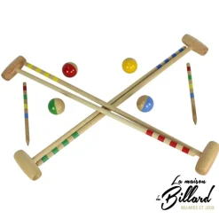 Jeu Croquet Chariot fait en France