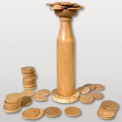 Jeu d'apéro en bois - Top the Bottle