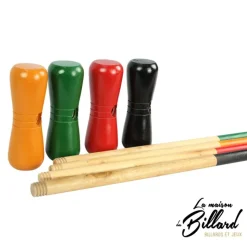 Jeu de croquet en bois pour occuper 4 enfants