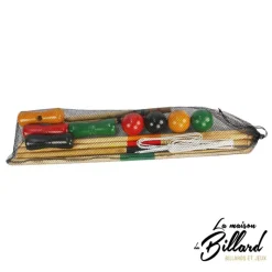 Jeu de croquet en bois pour occuper 4 enfants