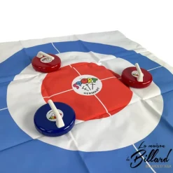 Jeu de curling géant pour animation