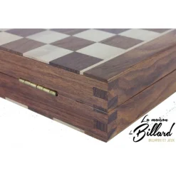 Jeu de dames marqueté et magnétique