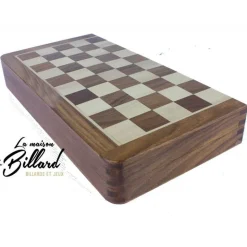 Jeu de dames marqueté et magnétique