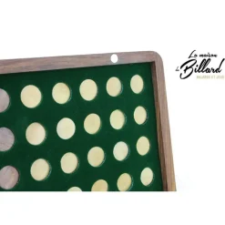 Jeu de dames marqueté et magnétique