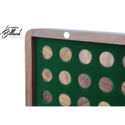 Jeu de dames marqueté et magnétique