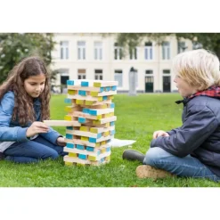 Jeu de la tour XXL. Jenga géant version 4 à 6 joueurs