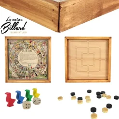 Jeu de l’oie Français en bois : Le jouet de votre enfance