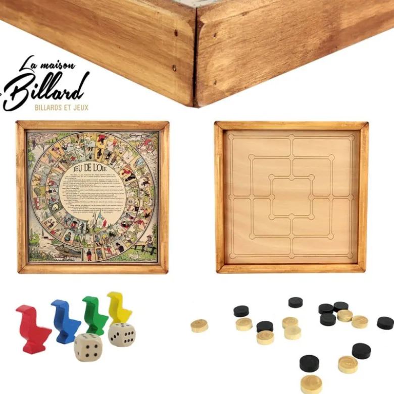 Jeu de l’oie Français en bois : Le jouet de votre enfance
