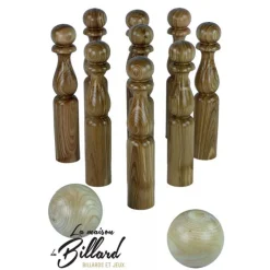 Jeu de quilles en bois