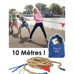 Jeu de tir à la corde : Faites une animation en extérieur