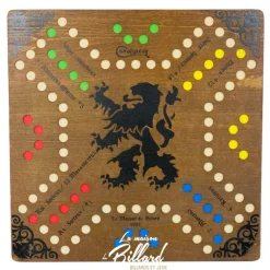 Jeu de Tock artisanal 4/6J. Les chevaux avec de la stratégie