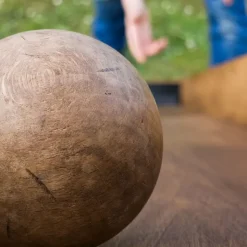 La boule à la pente
