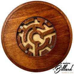 Labyrinthe rond 2 difficultés - Fabriqué en bois
