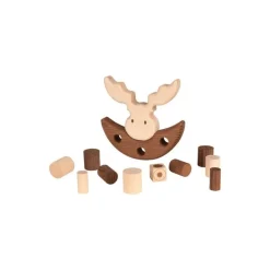 Élan Équilibriste - Jeu d'Adresse en Bois pour Enfants
