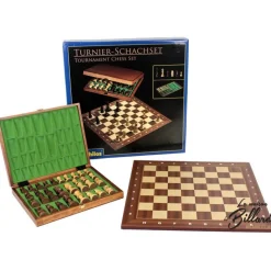 Le jeu d'échecs en bois version luxe
