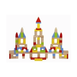 Le jeu de construction en bois, le cadeau idéal pour les enfants ! 100 pieces