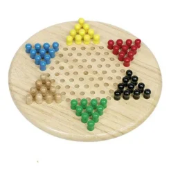 Le jeu de dames chinoises en bois, le jeu de stratégie pour tous