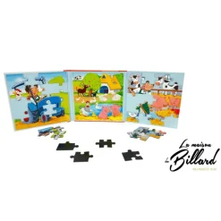 Livre Puzzle La Ferme : l'indispensable pour les tout-petits signé Goki